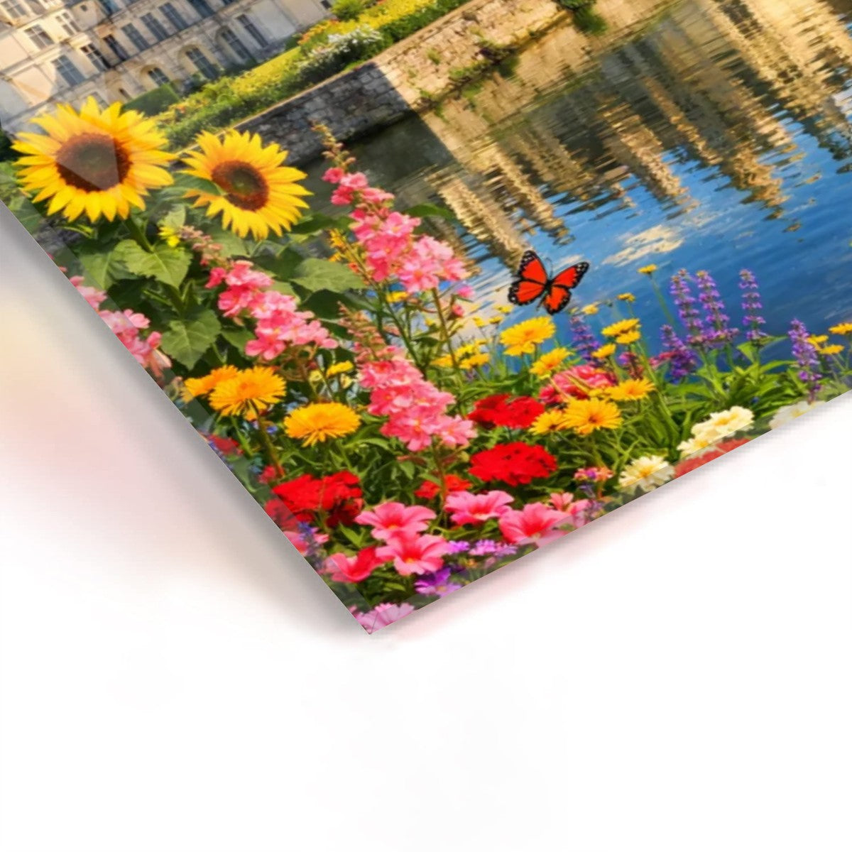 Square Acrylic Wall Art Prints with Hook Château de Chambord France