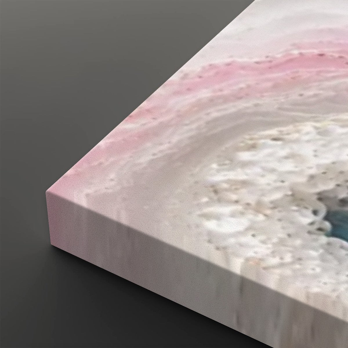 3 Panels Canvas Prints Wall Art Pink Geode