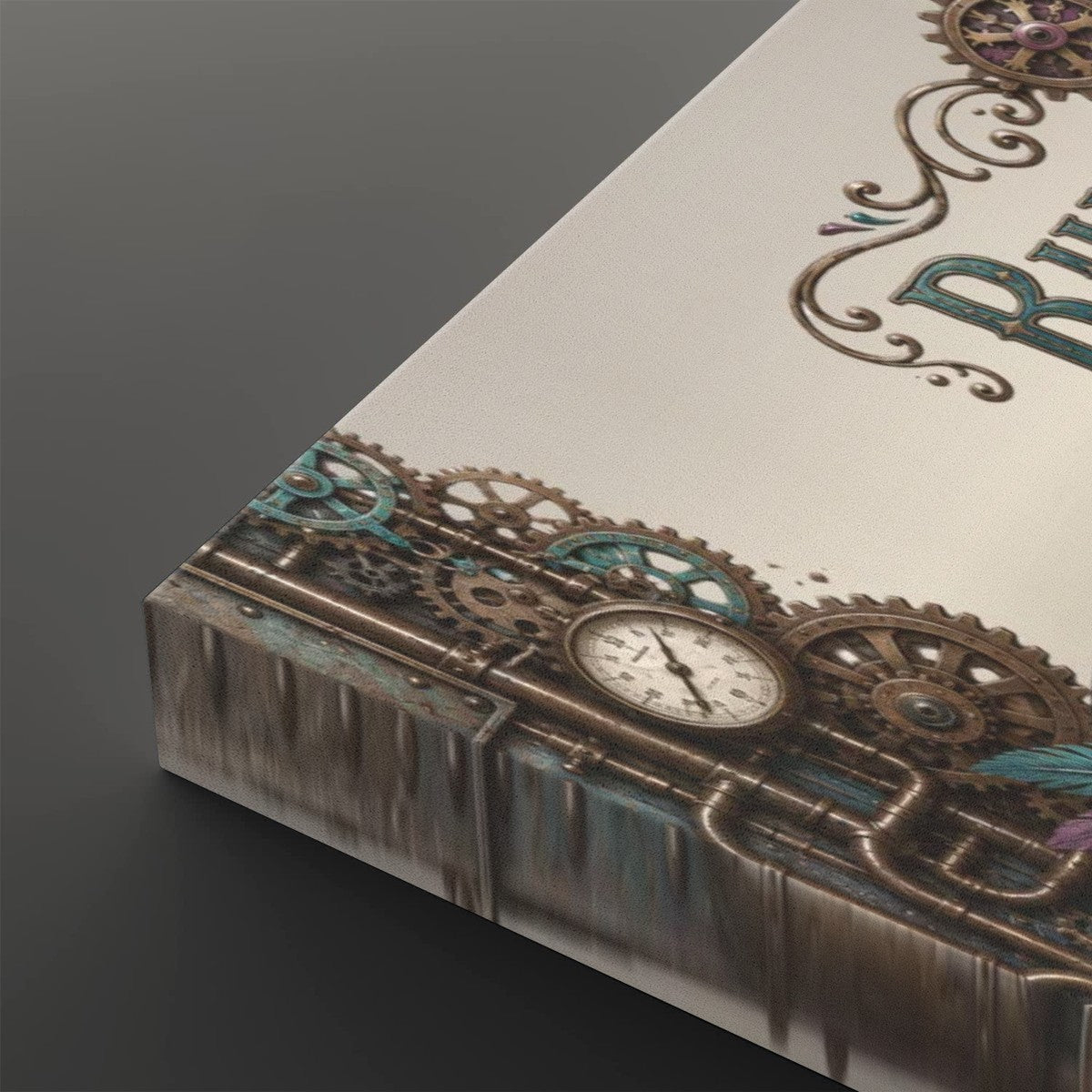 Canvas Prints Wall Art Steampunk Running on Steam