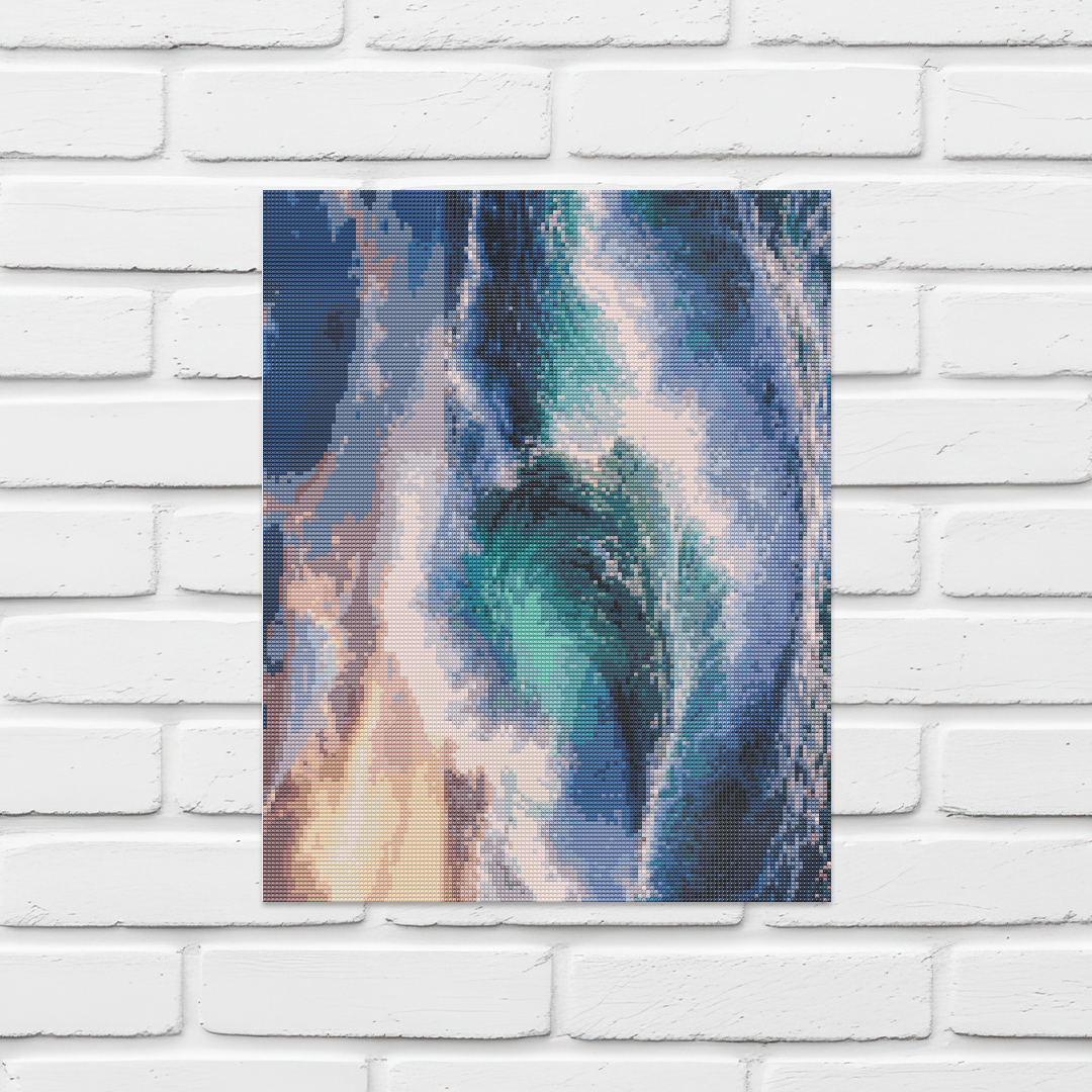 40x50cm Round Diamond Painting Kit