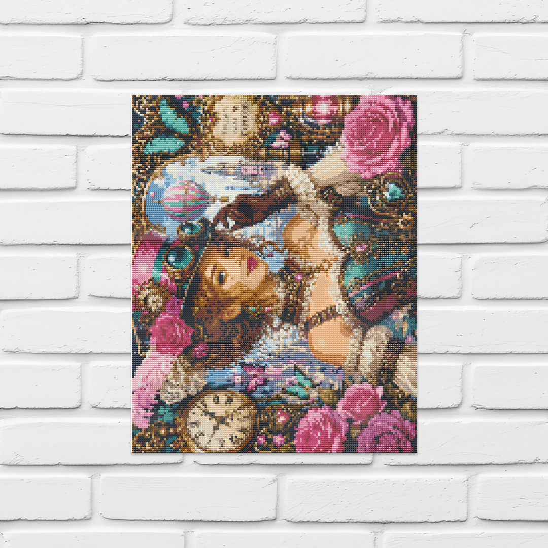 40x50cm Round Diamond Painting Kit