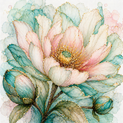 Flowers-Diamond Art