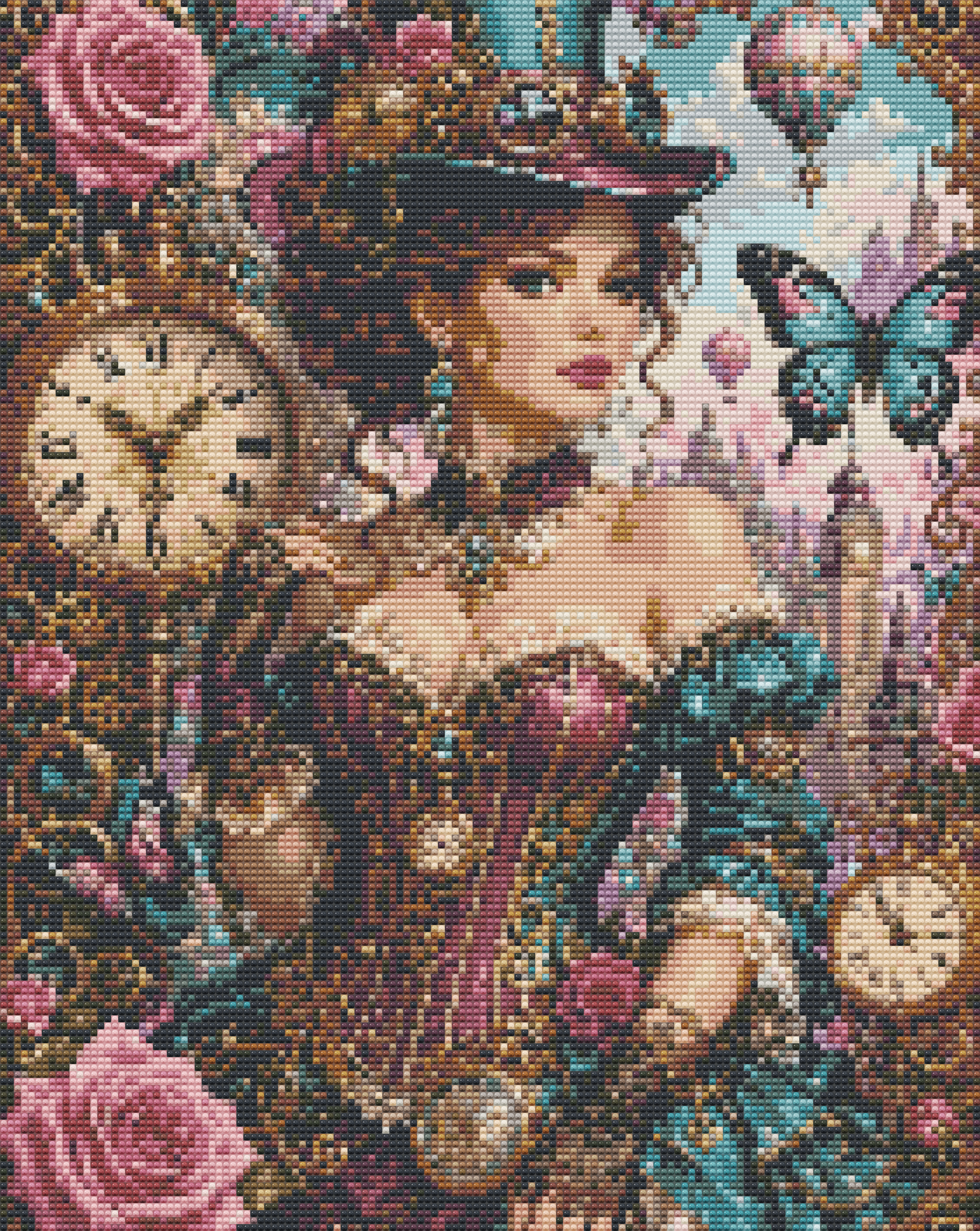 40x50cm Round Diamond Painting Kit