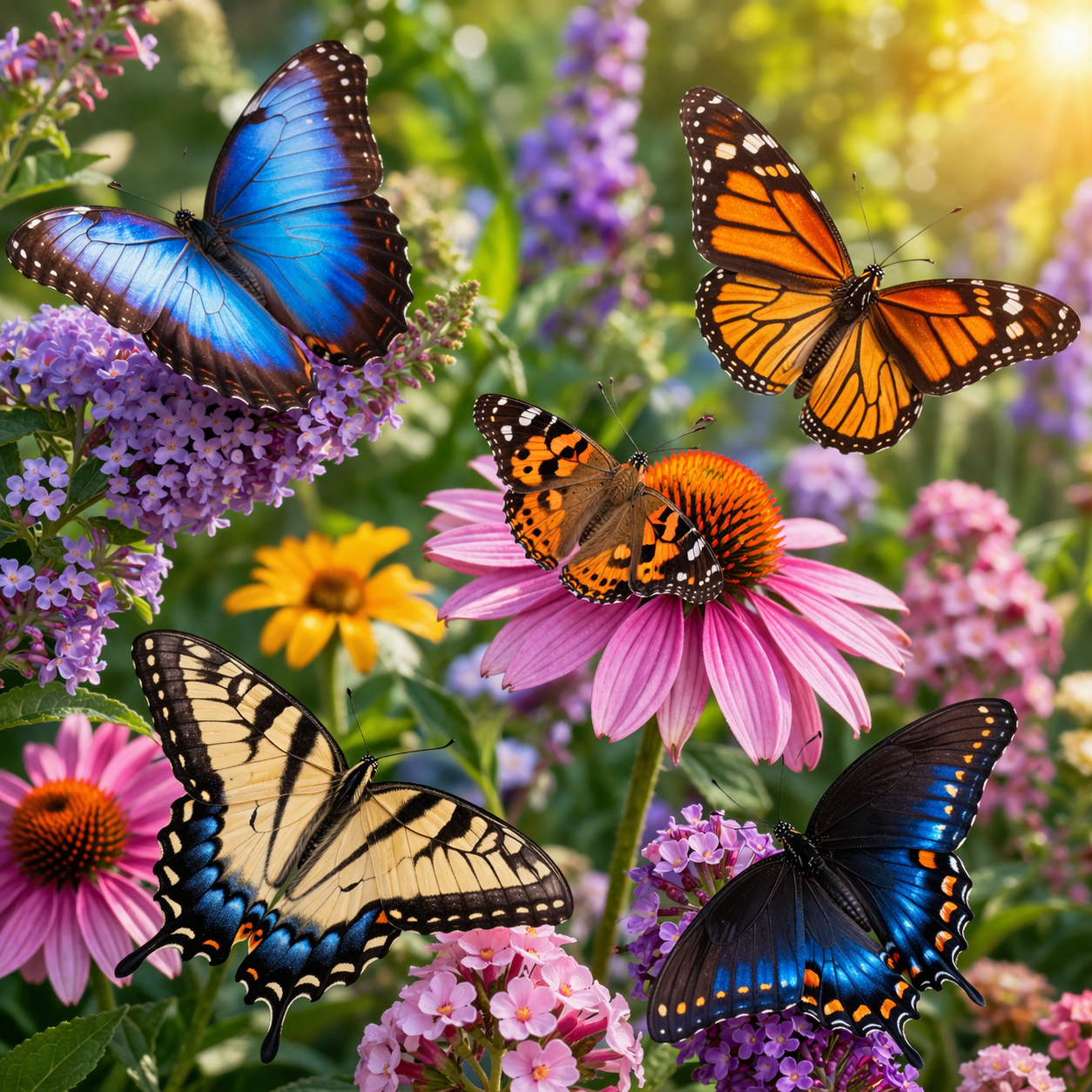 Diamond Painting Kit 16"x16" Butterflies