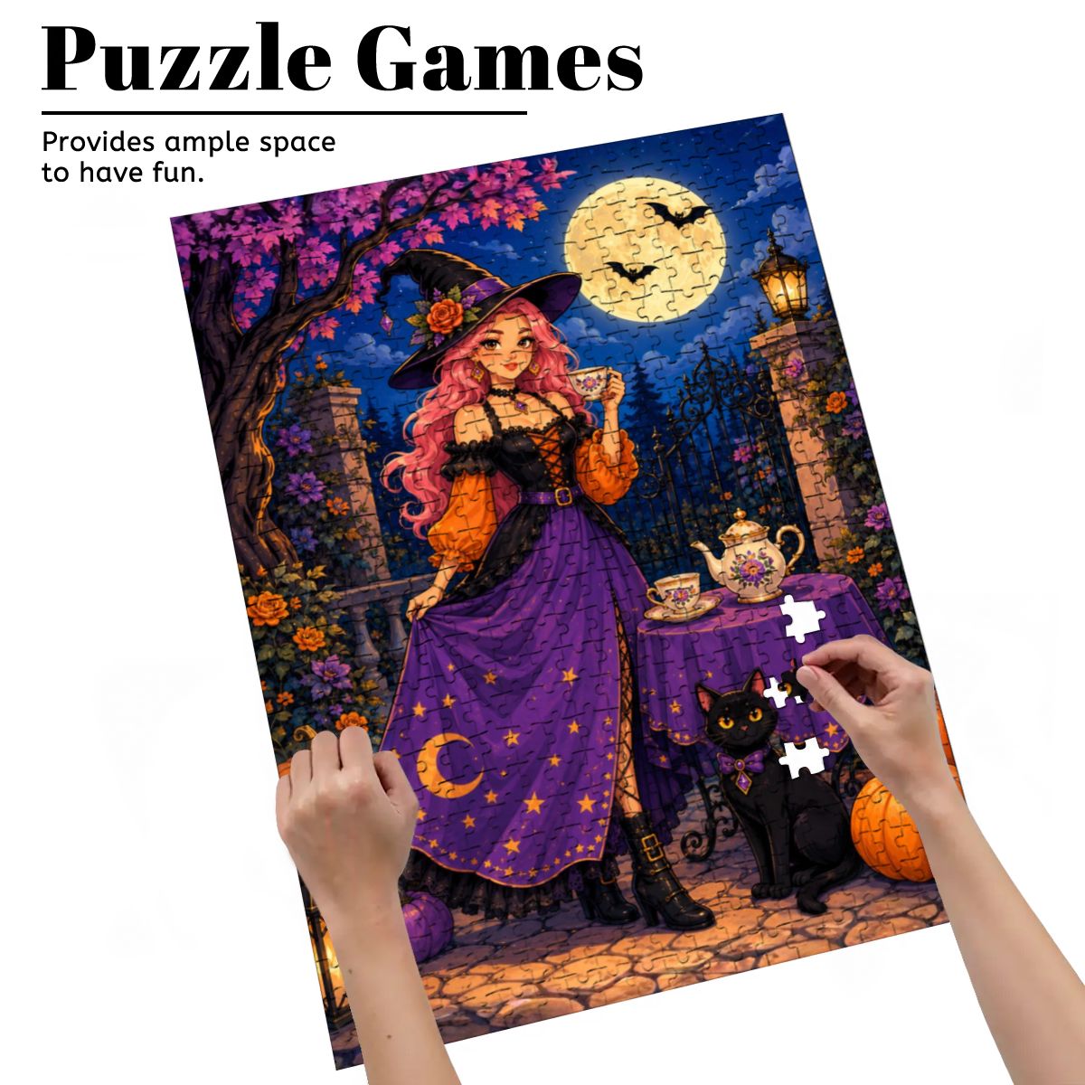 Wooden Jigsaw Puzzles 500 pcs  Halloween puzzle 3 Halloween puzzle 5 Halloween puzzle 2 Halloween puzzle 1 Halloween Puzzle 7 Halloween puzzle 4