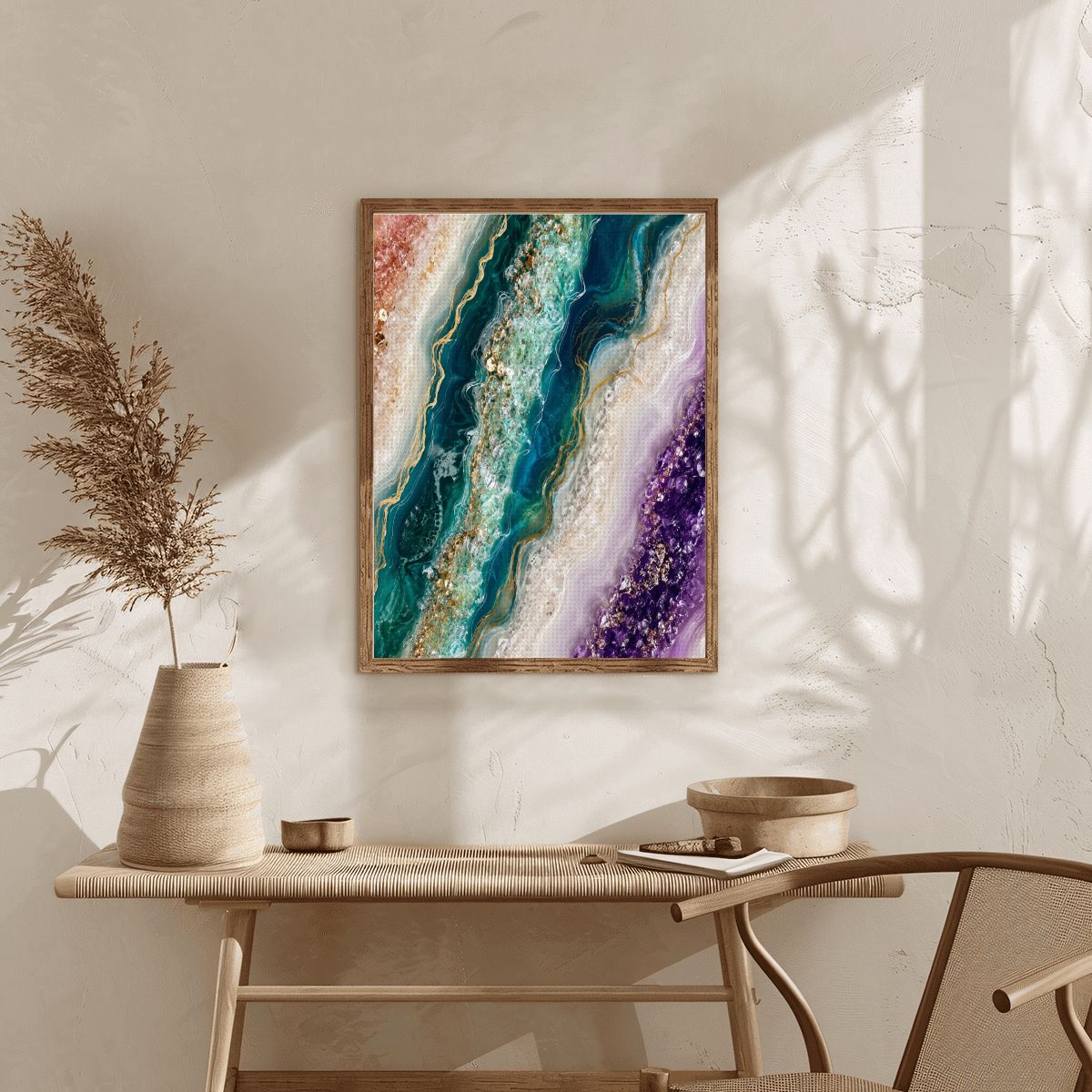 Diamond Art Painting 12x16 Geode Triple