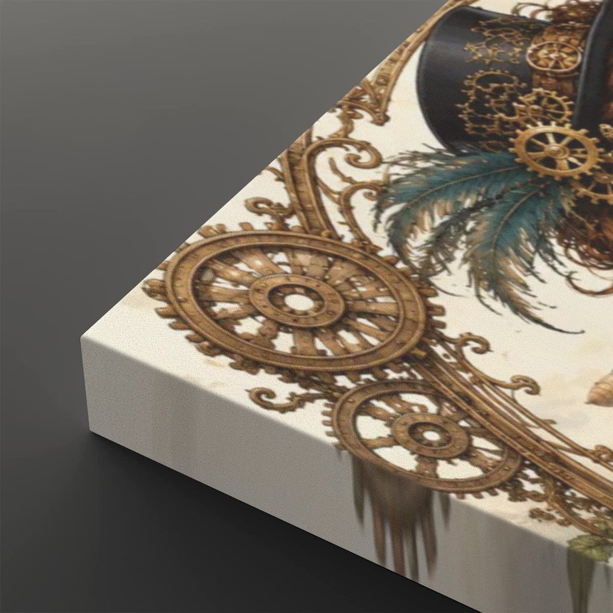 Canvas Prints Wall Art Steampunk Woman