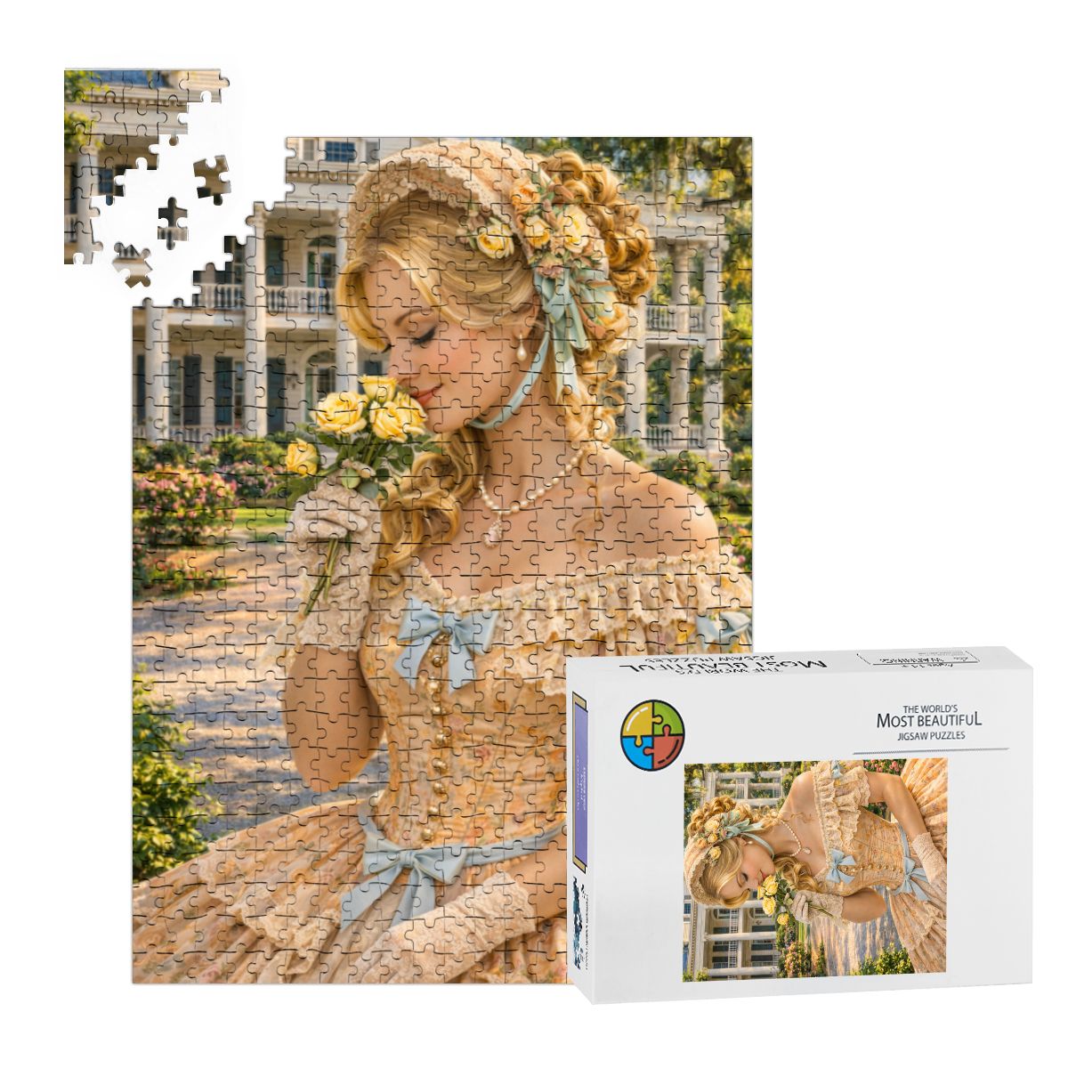 Wooden Jigsaw Puzzles 500 pcs 1800's American Civil War Era Woman
