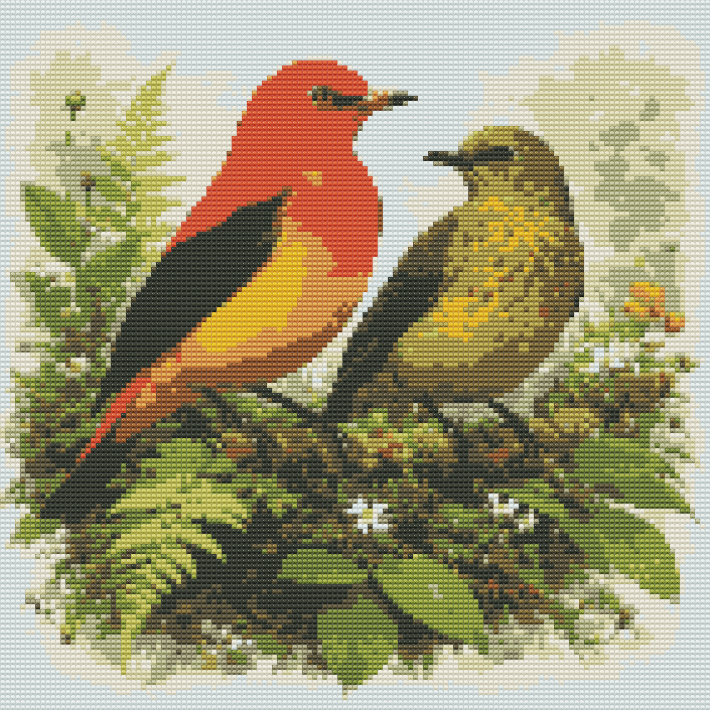 Flame Bowerbird