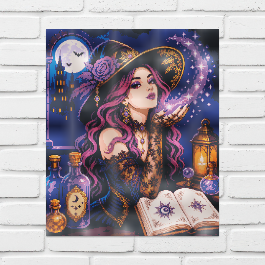 Diamond Painting Kit 20"x24" Witch's Dust (Round)