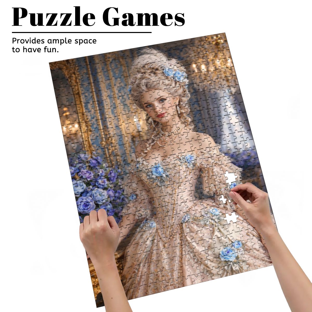 Wooden Jigsaw Puzzles 500 pcs Baroque Beauty