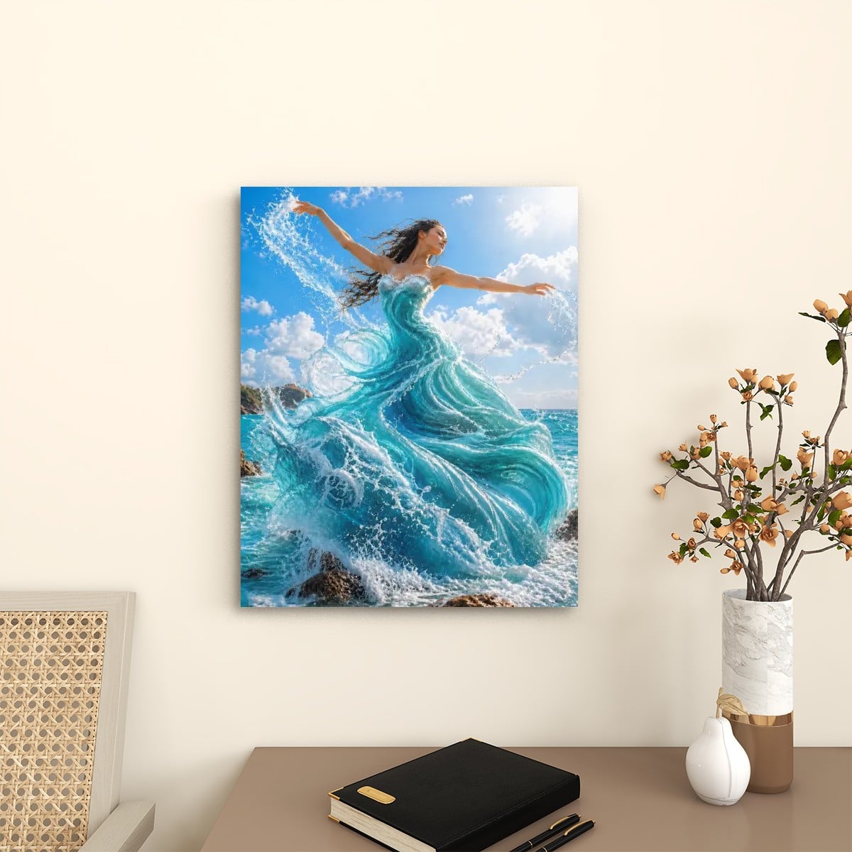 Canvas Prints Wall Art Element Water