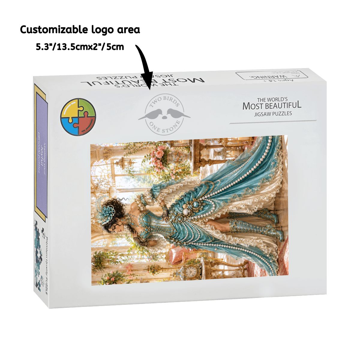 Wooden Jigsaw Puzzles 1000 pcs Steampunk Victorian Woman Aqua