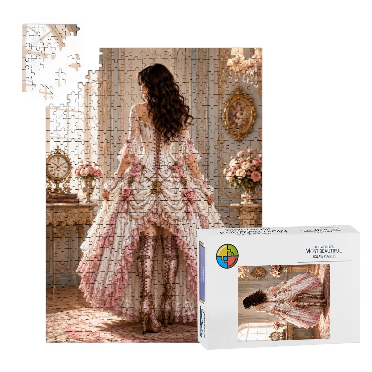 Wooden Jigsaw Puzzles 500 pcs Steampunk Woman