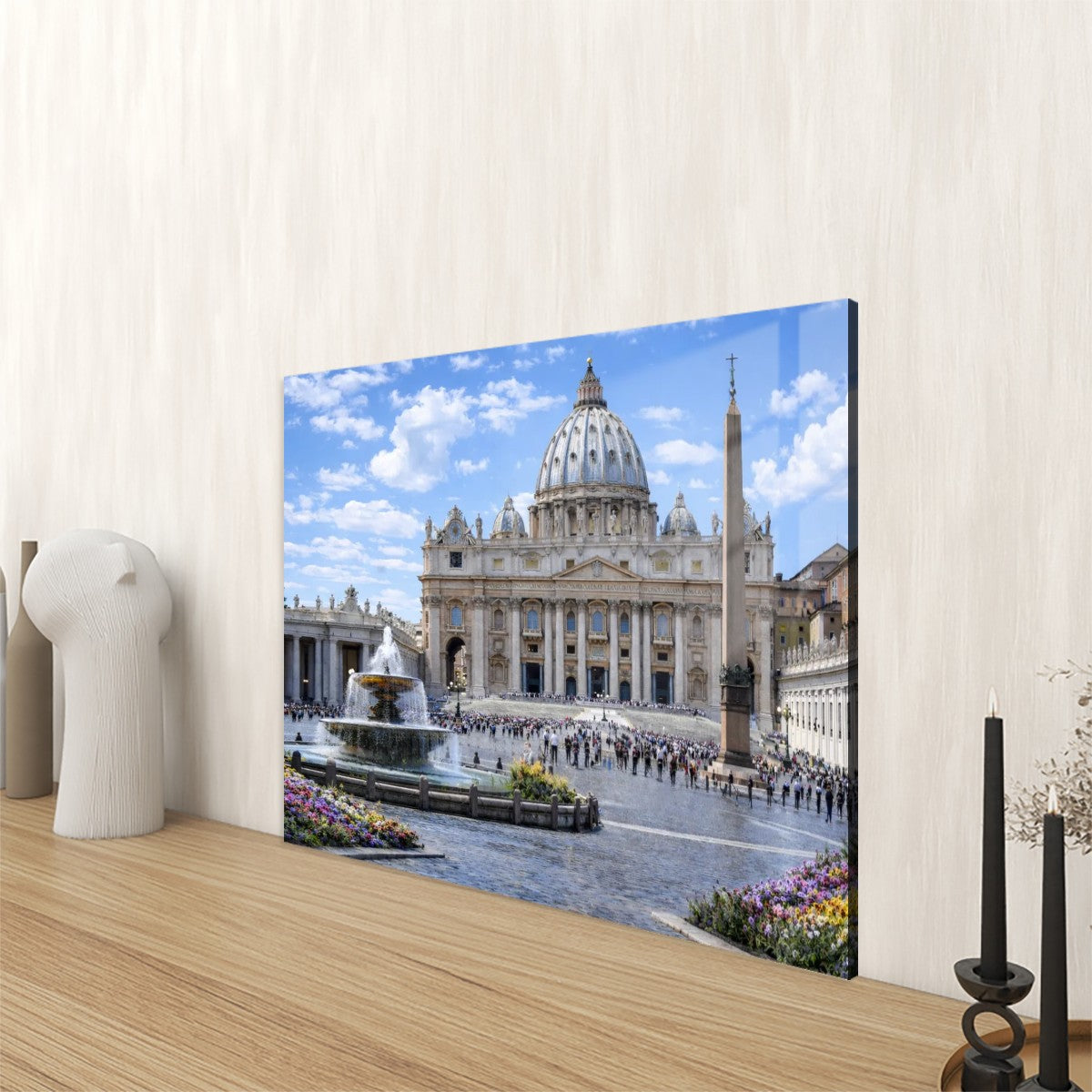 Rectangular Acrylic Wall Art Prints with Hook St. Peter’s Basilica