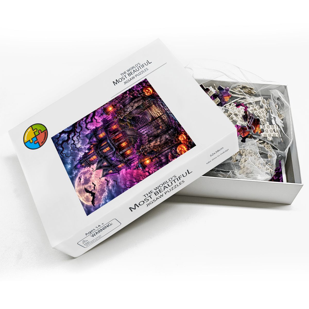 Wooden Jigsaw Puzzles 500 pcs Haunted House