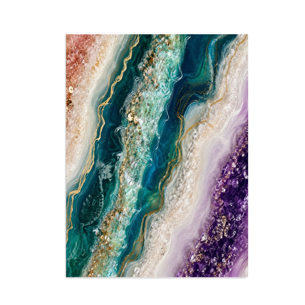 Diamond Art Painting 12x16 Geode Triple