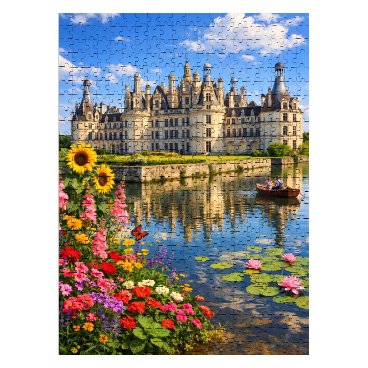 Wooden Jigsaw Puzzles 500 pcs Château de Chambord France