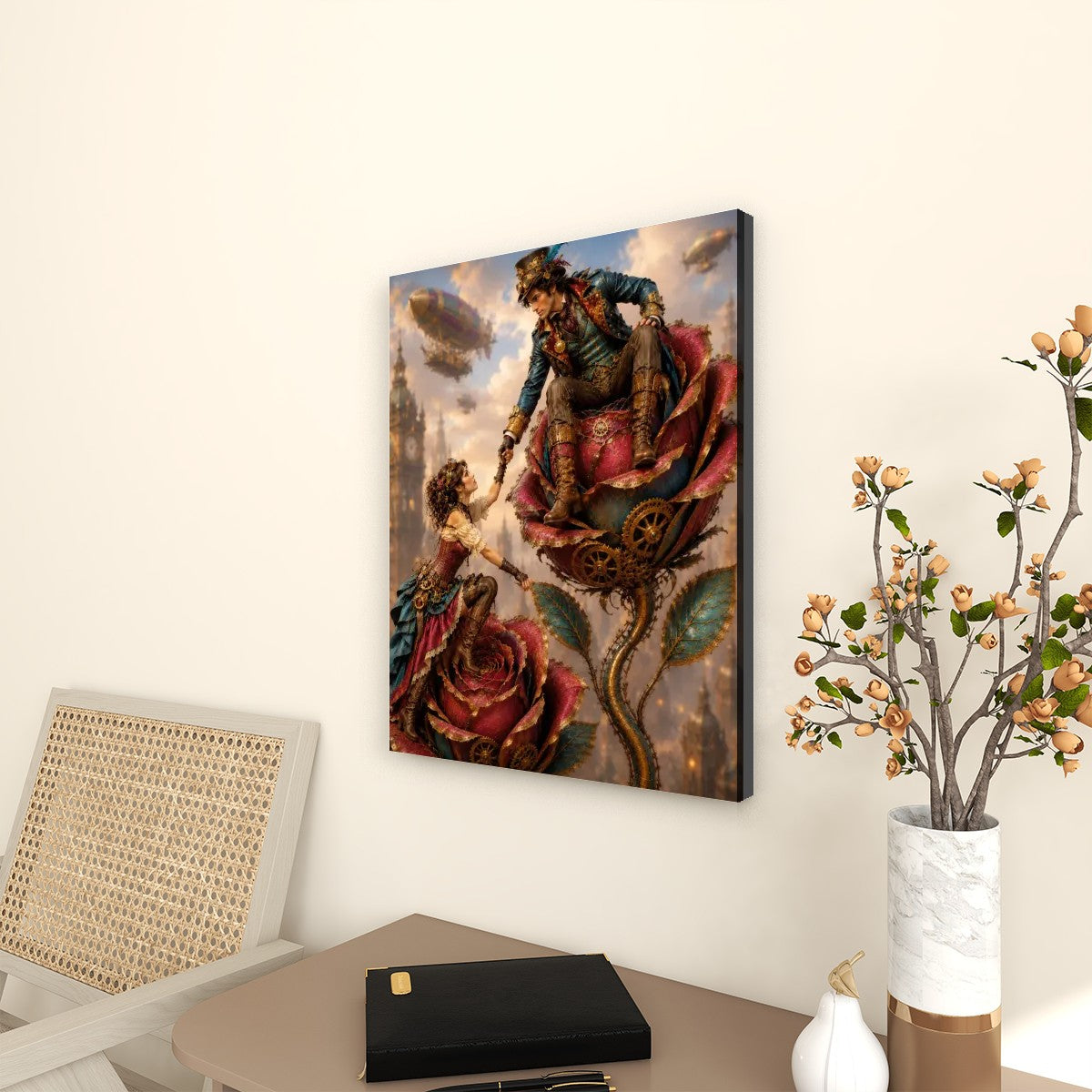 Canvas Prints Wall Art Steampunk Rescue