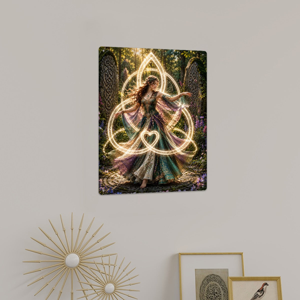 Tin Sign Metal Sign Decor Celtic Fairy