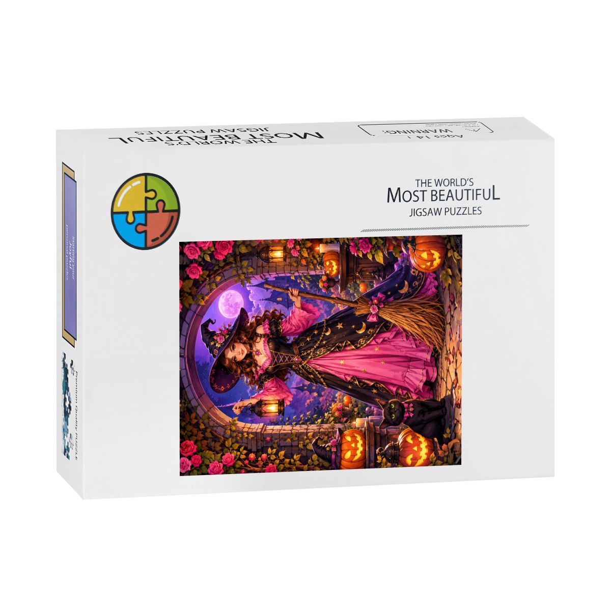 Wooden Jigsaw Puzzles 500 pcs Halloween Witch