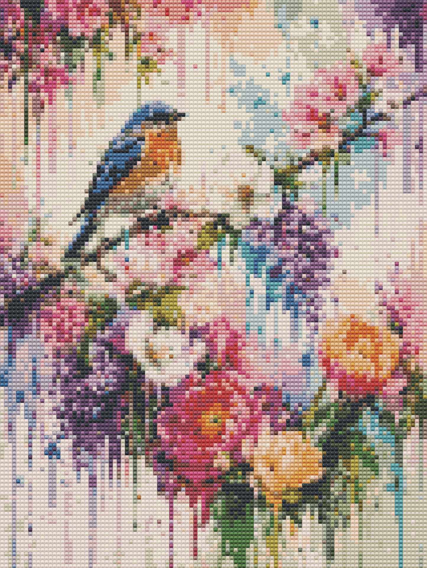 30x40cm Round Diamond Painting Kit