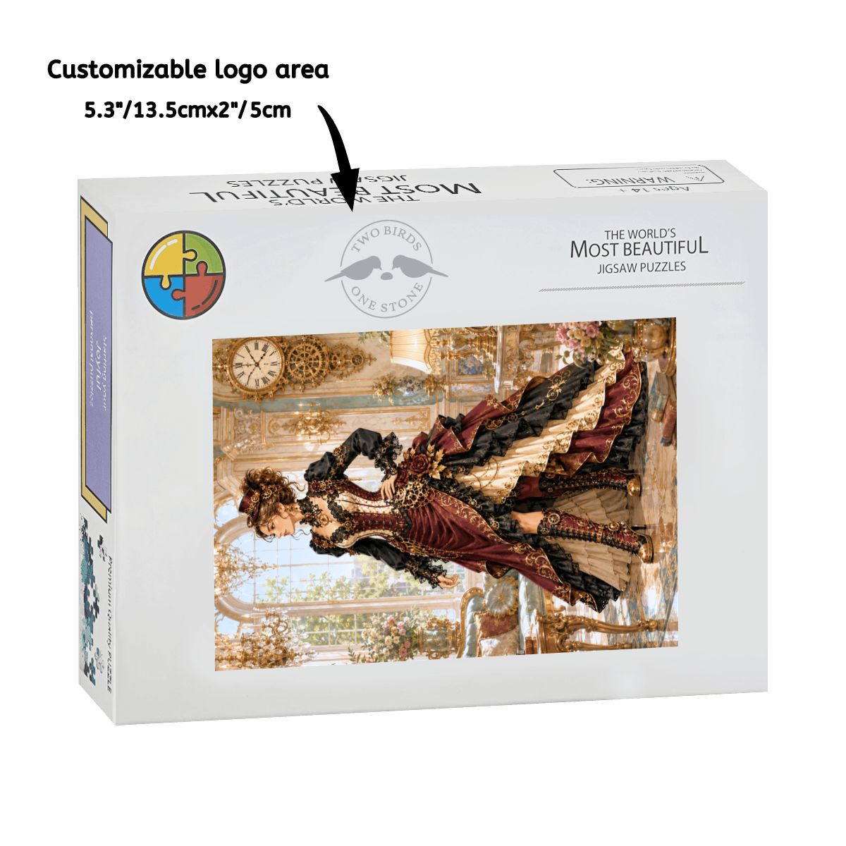 Wooden Jigsaw Puzzles 1000 pcs Steampunk Victorian Woman Fall Red