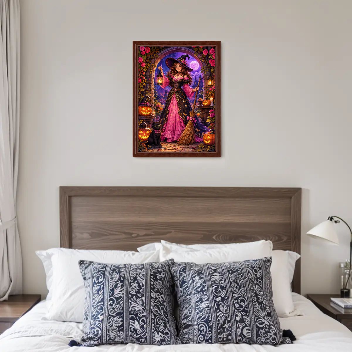 Wooden Jigsaw Puzzles 500 pcs Halloween Witch