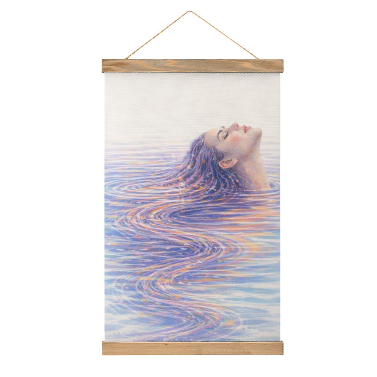 Linen Canvas Wall Art Ripples