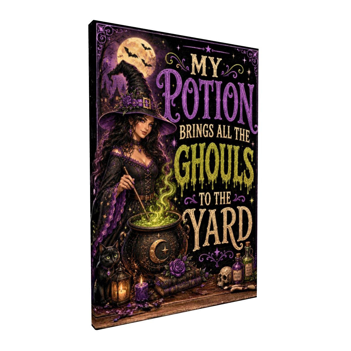 Framed Canvas Painting My Potion (Made in USA)