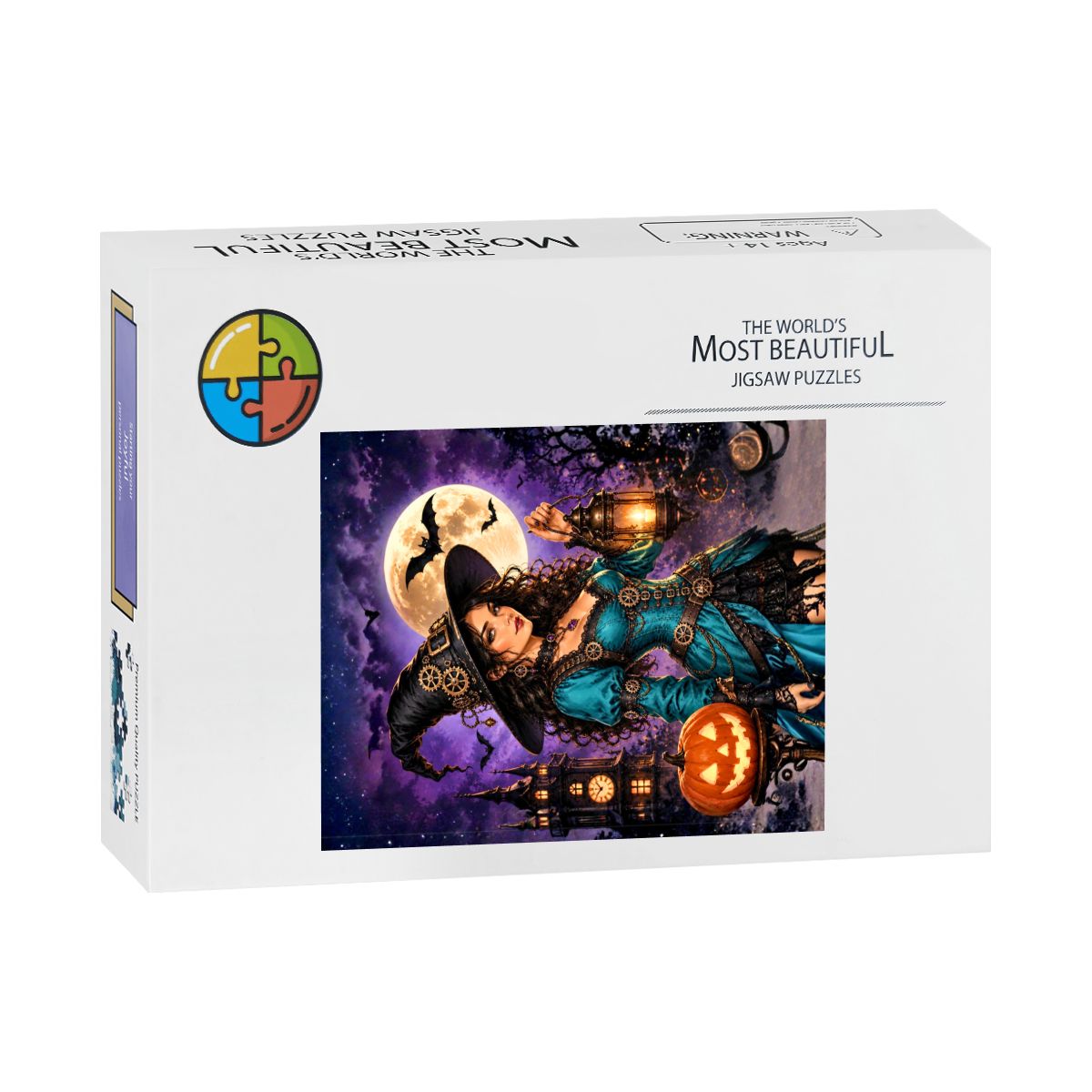 Wooden Jigsaw Puzzles 500 pcs Halloween Witch