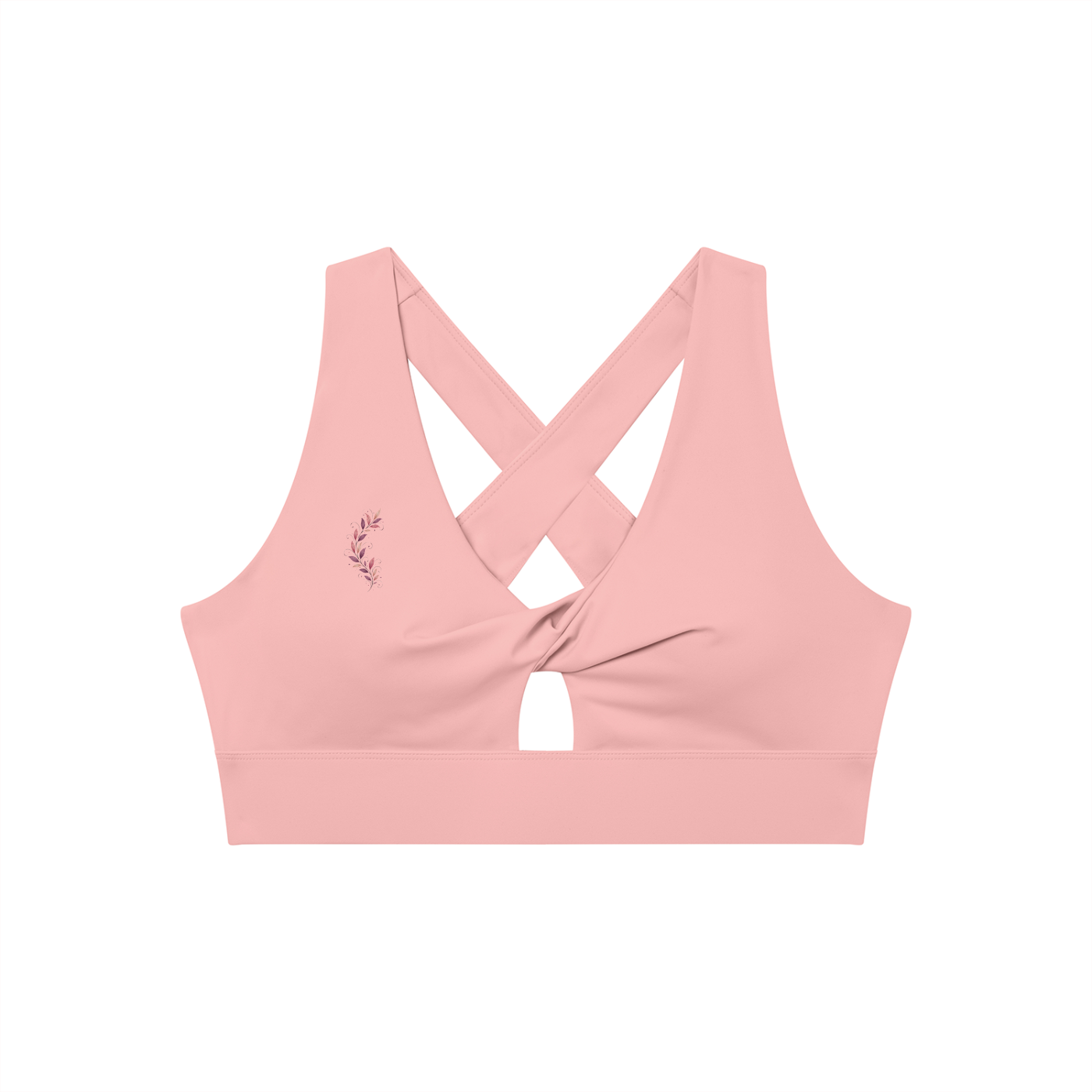 Multi Option Women's Pleated Halter Sports Bra