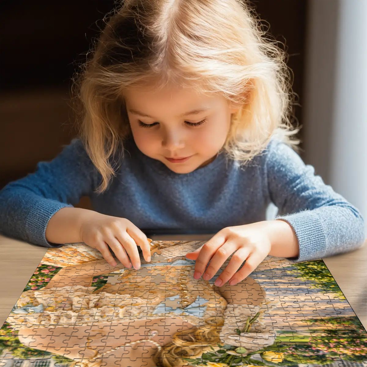 Wooden Jigsaw Puzzles 500 pcs Civil War Woman on Plantation