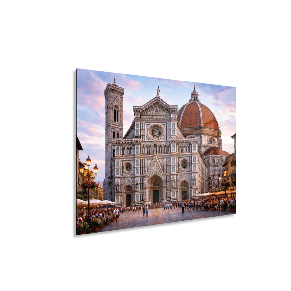 Rectangular Acrylic Wall Art Prints with Hook Basilica di Santa Maria del Fiore Italy