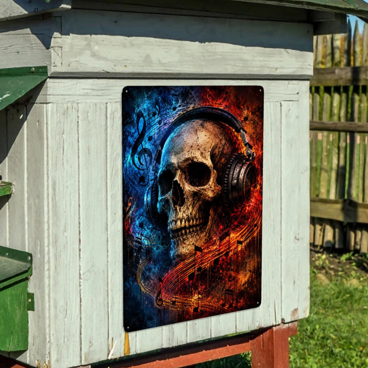 Tin Sign Metal Sign Decor Music of the Dead