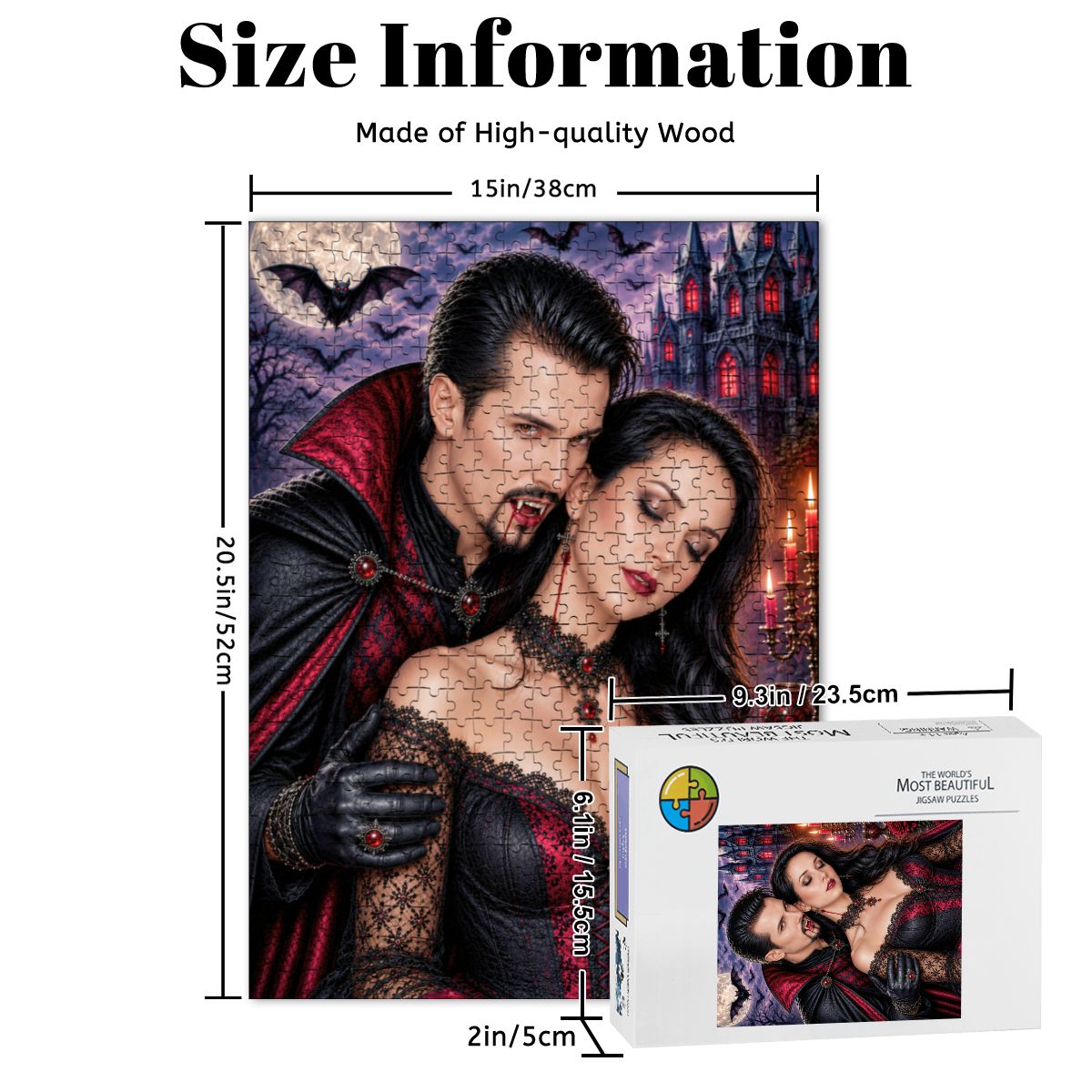 Wooden Jigsaw Puzzles 500 pcs Love Bites