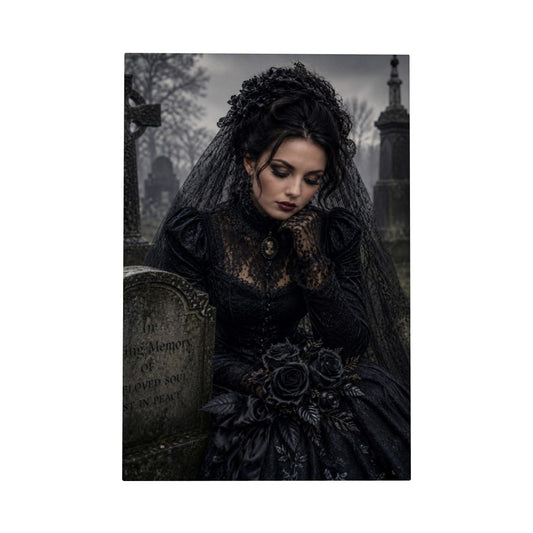 Framed Canvas Painting Gothic Victorian Lost Love (Made in USA)