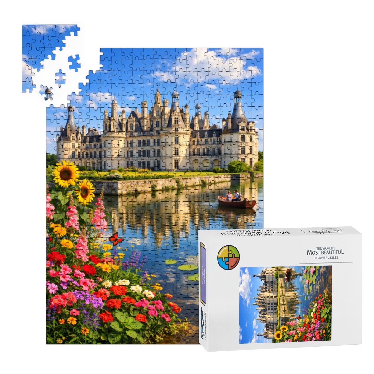 Wooden Jigsaw Puzzles 500 pcs Château de Chambord France