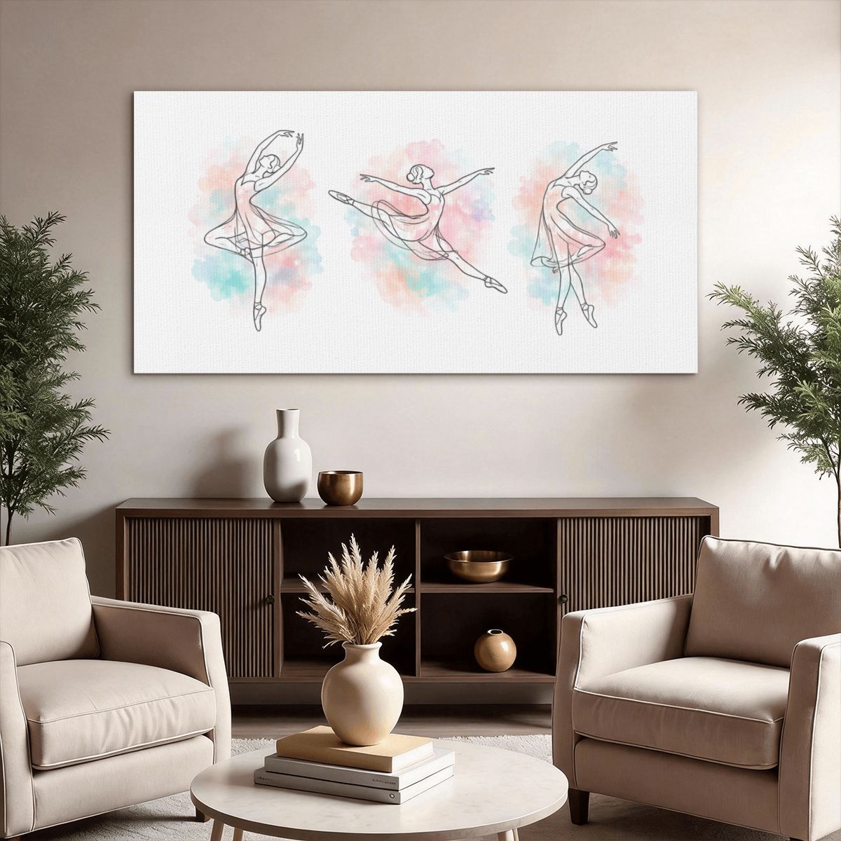 Canvas Prints Wall Art Ballet Dancers