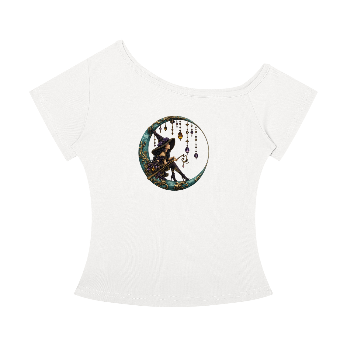 Multi Option Women’s Off-the-Shoulder T-Shirt