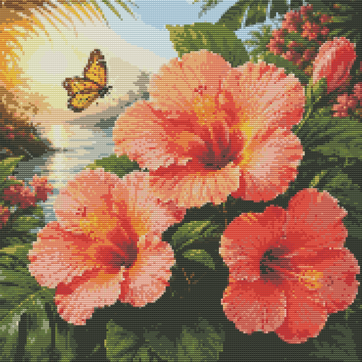 50x50cm Round Diamond Painting Kit