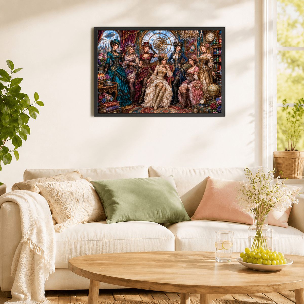1000pcs Wooden Jigsaw Puzzles (Made in USA) Steampunk Victorian Ladies