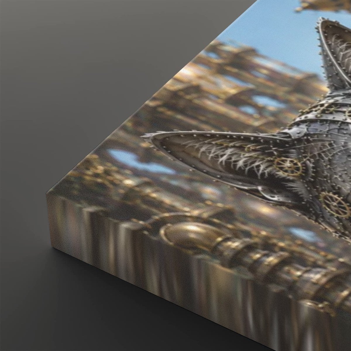 Canvas Prints Wall Art Steampunk Cat