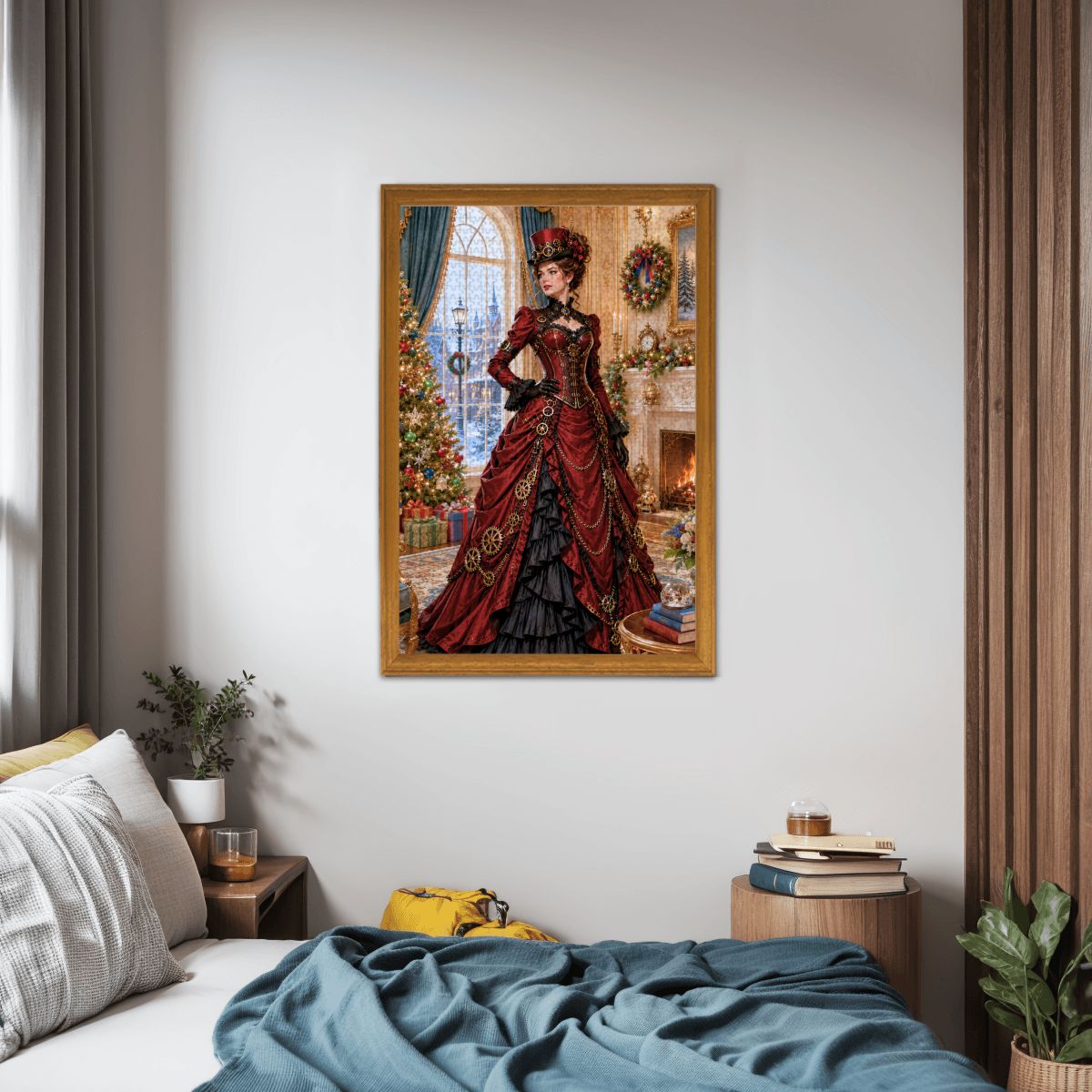 Wooden Jigsaw Puzzles 1000 pcs Christmas Steampunk Victorian Woman