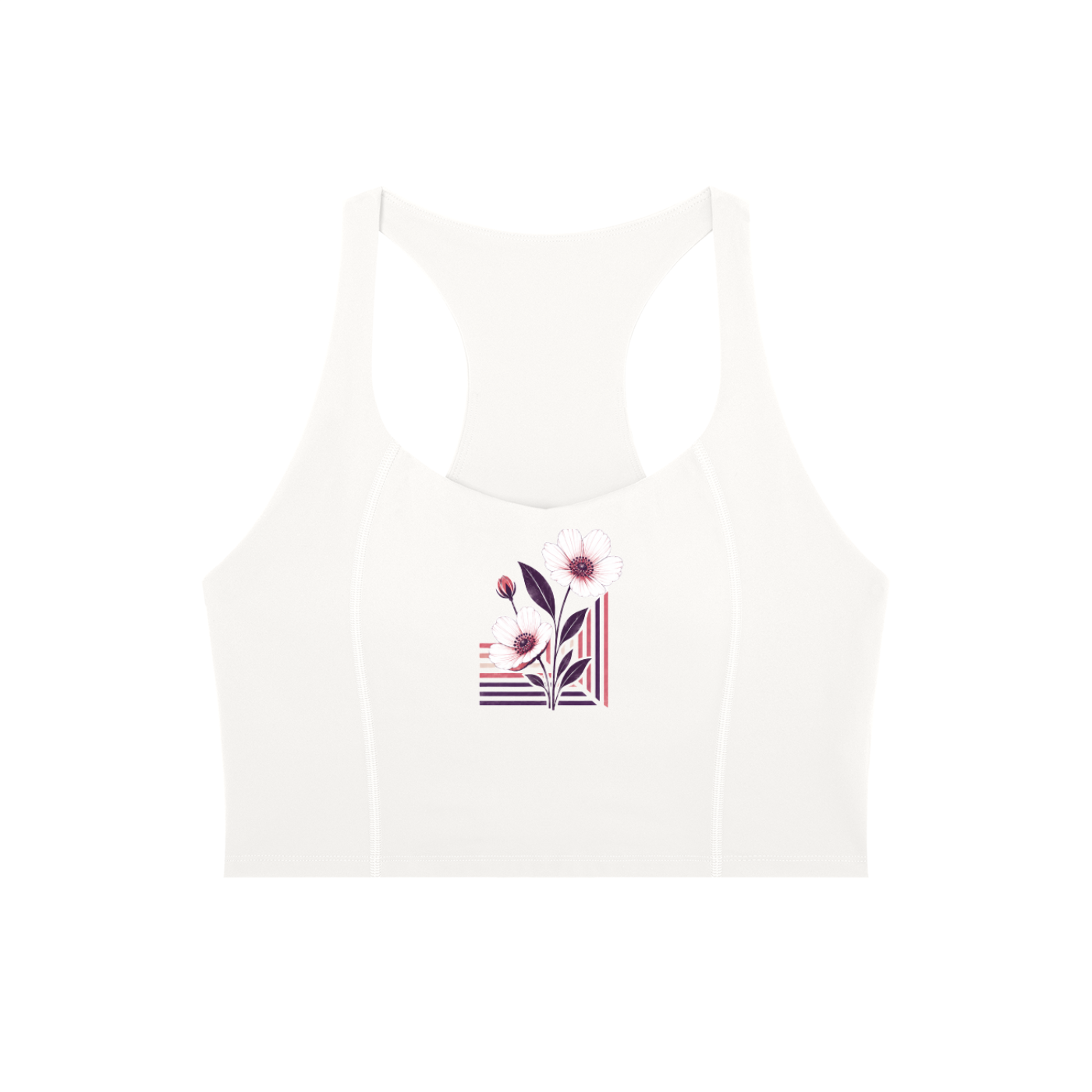 Multi Option Women's Pleated Halter Sports Bra