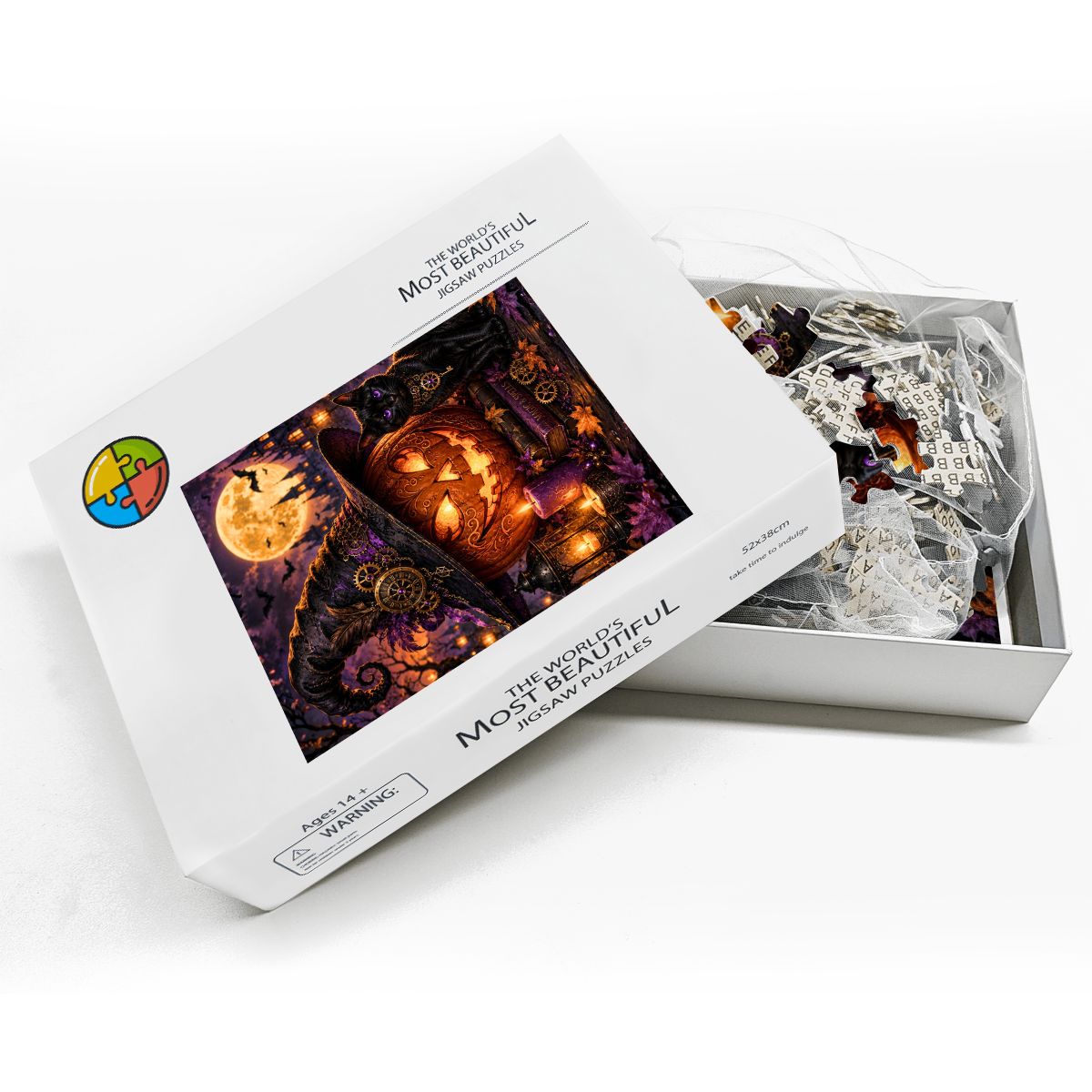 Wooden Jigsaw Puzzles 500 pcs Halloween Pumpkin