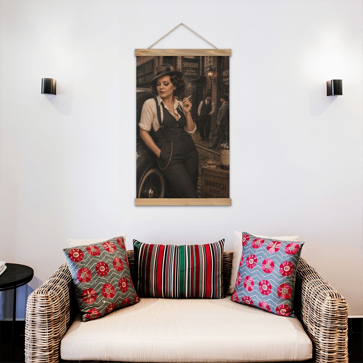 Linen Canvas Wall Art Prohibition