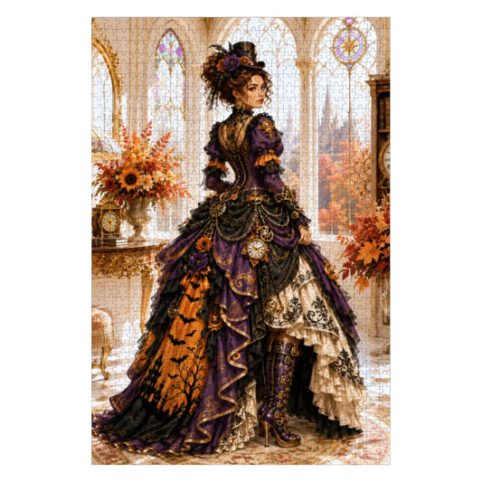 Wooden Jigsaw Puzzles 1000 pcs Halloween Steampunk Victorian Woman