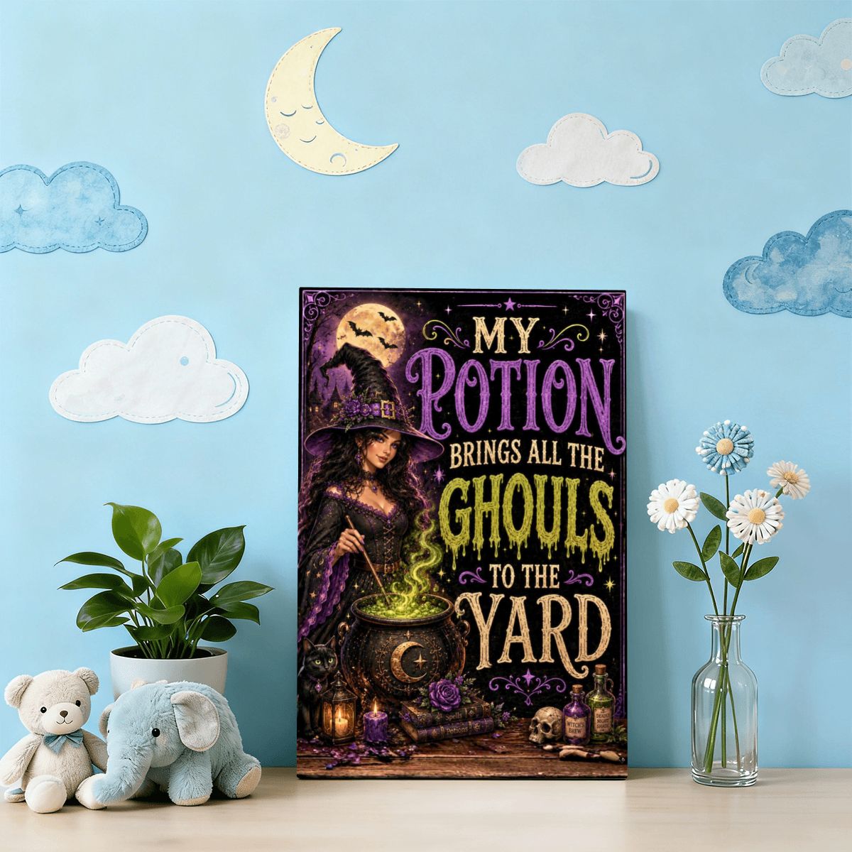 Framed Canvas Painting My Potion (Made in USA)