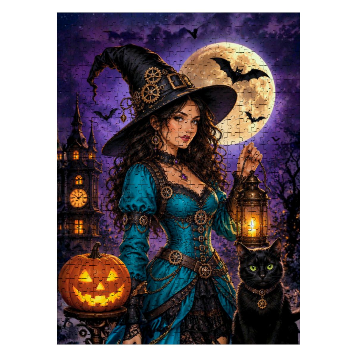 Wooden Jigsaw Puzzles 500 pcs Witch